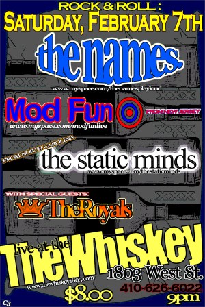 live at the whiskey!